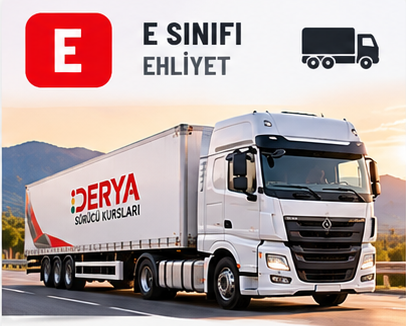 E Sınıfı Ehliyet eğitimi Erdemli